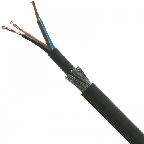 6944LSH15A BASEC Approved 6944B Black 4 Core LSF Steel Wire Armoured Cable 1.5mm (priced per metre)