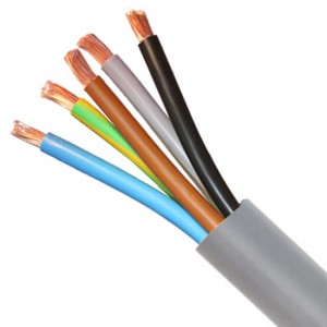 YY5X1A Type YY 5 Core Flexible Multicore Control Cable With Numbered Cores 1.0mm (priced per metre)
