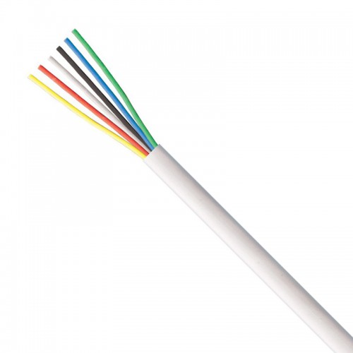CW130863PRC White 3 Pair 6 Core Outdoor Premium CW1308 Telephone Cable 100m Reel