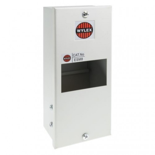 Wylex ESM8 Metal 4 Module DINRail Enclosure IP40 Width 90mm Height