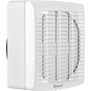 Xpelair GX9C 89995AW White Commercial Single Speed Axial Window Fan With Pullcord & Window Kit IPX4 240V