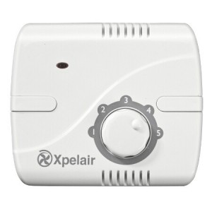 Xpelair DT20B 21850AW White Adjustable Time Delay Controller For Xpelair Commercial Fans