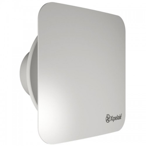 Xpelair C6S 93170AW Contour White Square Near Silent 2 Speed Axial Fan For Remote Switching IPX4 240V