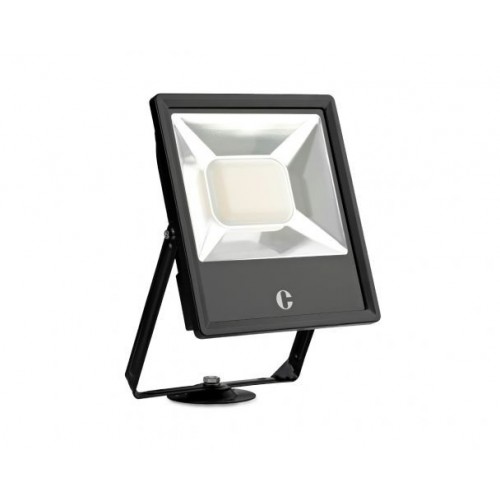 Collingwood Lighting FL10BXCS Black CCT LED Floodlight With Colour  Selectable Warm/Cool/Daylight White LEDs & Twist & Turn Mounting Bracket  IP65 100W - Internet Electrical