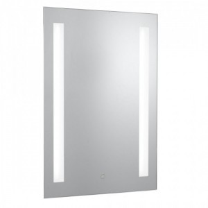 Searchlight 7450 Mirror Glass LED Bathroom Mirror Light With Cool White 4000K LEDs, Shaver Socket & Touch Panel Sensor IP44 5W 200Lm 240V