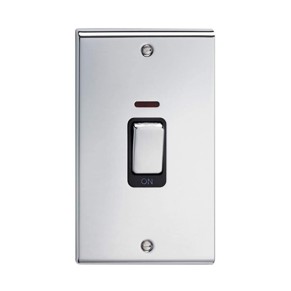 Deta SD1301PCHB Slimline Decor Chrome Screwed DP Control Switch With