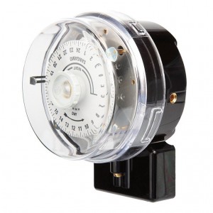 Sangamo S255.2 Single Pole Single Throw 24 Hour Round Pattern Timeswitch With 2 On + 2 Off Operation, 4 Pin Base & Day Omit ON 20A