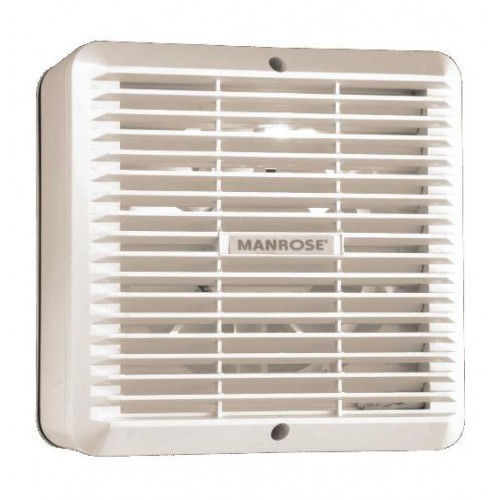 Manrose COMG300MP   Extractor Manual c/w Pullcord Fan Operated Internal Shutter 300mm 12in
