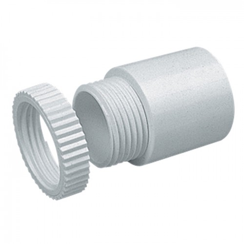 Marshall Tufflex MA8WH  White PVC Male Thread Adaptor  25mm