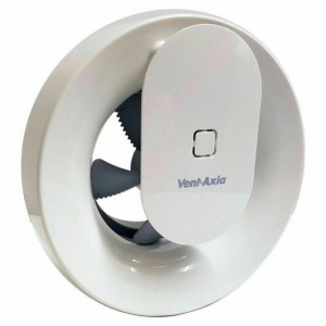 Vent-Axia 409802 Svara  Kitchen & Bathroom Axial Fan c/w Humidistat/Sensor & Timer 100mm
