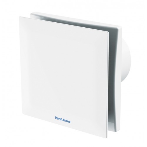 Vent-Axia 446659  White Silent Axial Bathroom/Toilet Fan Fixed Speed/Intermittent/Timer 160x160x117mm