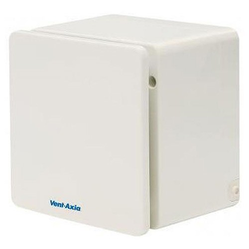 Vent-Axia 409159 Solo Pro White Centrifugal Bathroom/Toilet Fan c/w Pullcord 100mm 17W