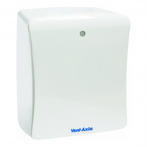 Vent-Axia 427478 Solo White Solo Plus T Centrifugal Extractor Fan c/w Timer 100mm