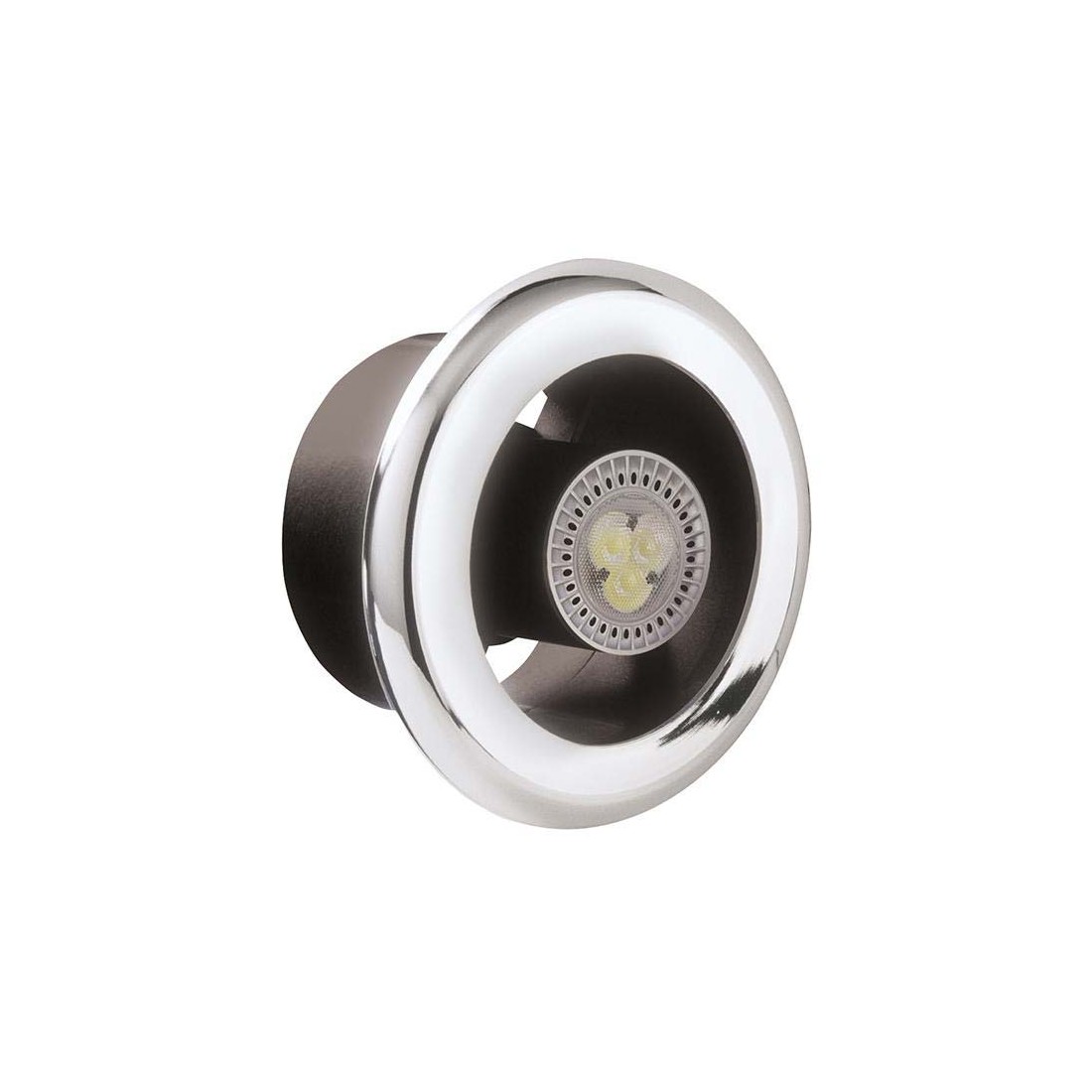 Manrose LEDSLKTC LED Showerlite Timer Kit With ID100T InLine Fan, LED