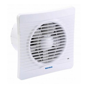 Vent-Axia 454060 Silhouette White Silhouette 150XT Panel Axial Fan Extractor c/w Shutter Neon & Timer 150mm