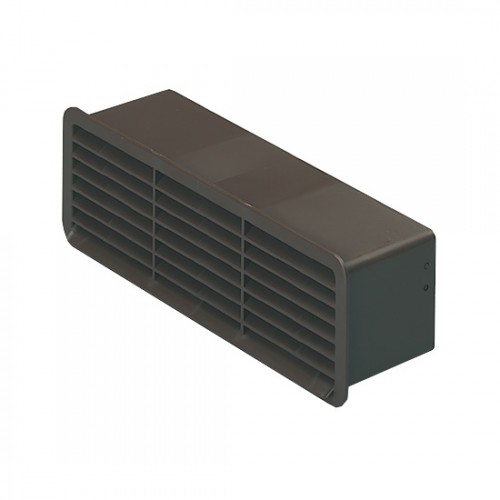 Domus 501B Domus Brown Horizontal c/w Damper - Supertube Airbrick  125mm