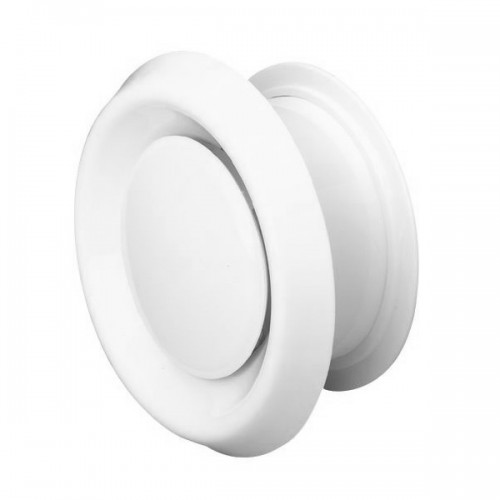 Domus 136-26 Domus White ABS Air Extract or Supply Valve For Suspended Ceilings 150mm