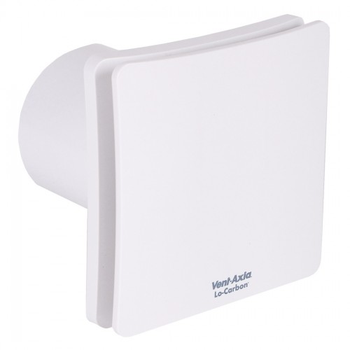 Vent-Axia 447128 Centra White Lo-Carbon Centra Timer Pullcord Ventilation Unit SELV 0.18W 160x35x115mm