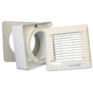 Vent-Axia 11461685 Solo  For Solo Range 100MM Fans Window Kit For Glass Thickness Upto 20mm