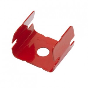 D-Line SAFE-D30/RED Red Coated Fire Rated Cable Clips For Ceiling Voids & PVC Trunking - Priced Individually Length: 20mm | Width: 23mm