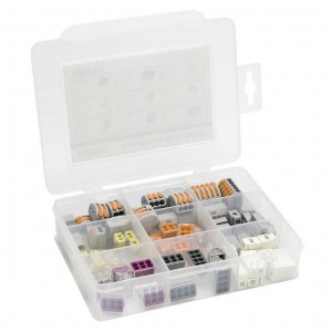 Wago 51228987 Installer Basic Connector Box With 75 Assorted Wago Connectors & Plastic Carry Case