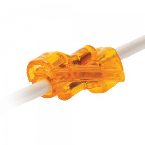 Ideal Industries 30-1042 SPLICELINE® Orange 2 Way In-Line Cable Connector (Pack Size 100) 32A 450V 0.75mm² - 4mm²