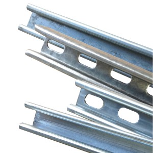CH4125PGS Pre-Galvanised Single Slotted Heavy Duty Channel Width: 41mm x Height: 41mm x Length: 3m