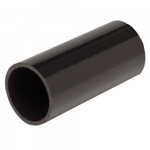 Marshall Tufflex MC3BK  Black PVC Straight Coupler  25mm