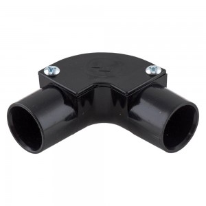 Marshall Tufflex MIE2BK  Black PVC Inspection Elbow  20mm