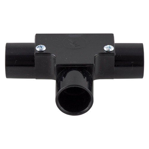 Marshall Tufflex MIT2BK  Black PVC Inspection Tee  20mm