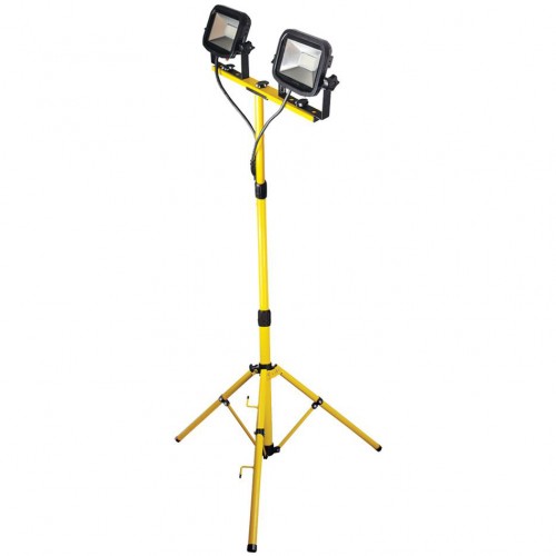 BG Electrical LSLTTW2181V Luceco  LED Tripod Twin Site Worklight  110V