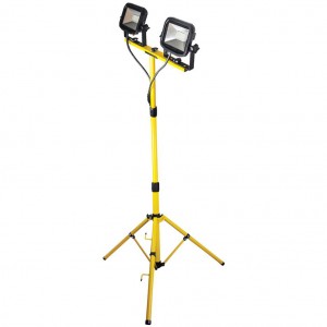 BG Electrical LSLTTWOS2181V Luceco  LED Tripod Twin Site Out Worklight  110V