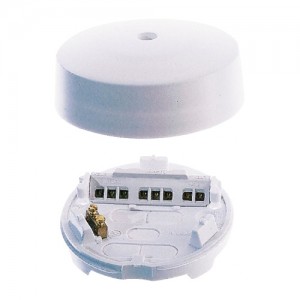 Hager RL624 White Super Access 3-Terminal Ceiling Rose With Barriers Between Terminals