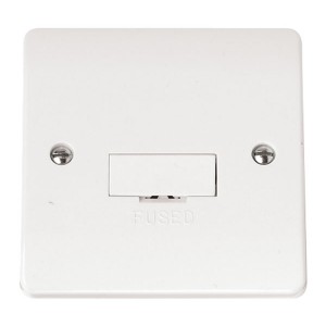 Click CMA650 Mode White Moulded Unswitched Fused Connection Unit 13A