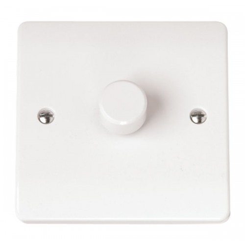Click CMA145 Mode White Moulded 1 Gang 2 Way Inductive Dimmer Switch 250VA