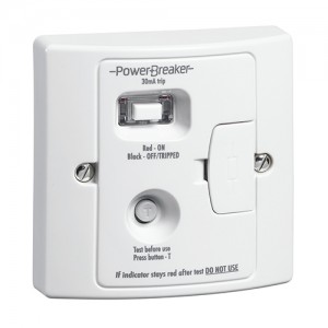 Greenbrook Electrical H92WPA10-C PowerBreaker White Fused c/w RCD Connection Unit 13A 10mA