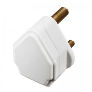 BG Electrical PT5W Masterplug White Re-Wireable Round Pin Plug 5A