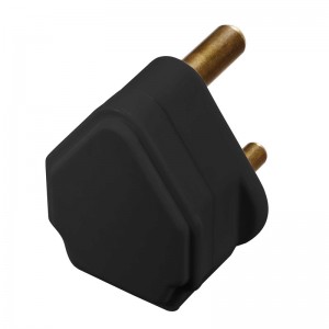 BG Electrical PT5B Masterplug Black Re-Wireable Round Pin Plug 5A