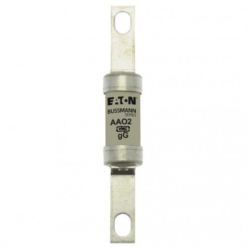 Eaton Bussmann AAO2 BS88, IEC269-1 Industrial HRC Low Voltage Fuse Link With Offset Bolted Tags 2A 550Vac