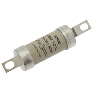 Eaton Bussmann AAO32M40 BS88, IEC269-1 Industrial HRC Low Voltage Fuse Link With Offset Bolted Tags 32M40A 550Vac