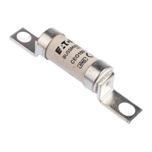 Eaton Bussmann CEO100 BS88, IEC269-1 Industrial HRC Low Voltage Fuse Link With Offset Bolted Tags 100A 550Vac