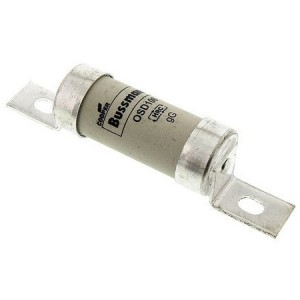 Eaton Bussmann OSD100M125 BS88, IEC269-1 Industrial HRC Low Voltage Fuse Link With Offset Bolted Tags 100M125A 415Vac