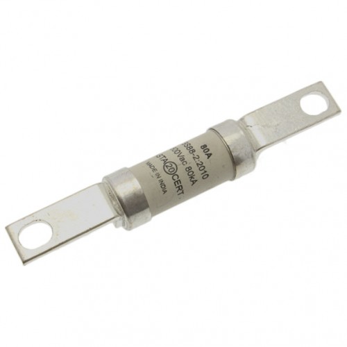 Eaton Bussmann CD80 BS88, IEC269-1 Industrial HRC Low Voltage Fuse Link With Centre Bolted Tags 80A 550Vac