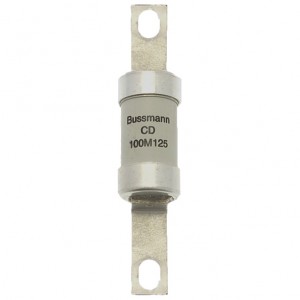 Eaton Bussmann CD100M125 BS88, IEC269-1 Industrial HRC Low Voltage Fuse Link With Centre Bolted Tags 100M125A 415Vac
