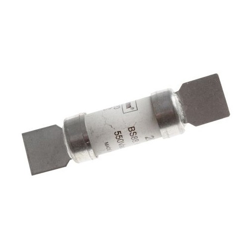 Eaton Bussmann NSD20 BS88, IEC269-1 Industrial HRC Low Voltage Fuse Link With Offset Blade Tags 20A 550Vac DiaØ: 14mm | Length: 59mm