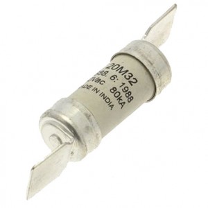 Eaton Bussmann NSD20M25 BS88, IEC269-1 Industrial HRC Low Voltage Fuse Link With Offset Blade Tags 20M25A 415Vac DiaØ: 14mm | Length: 59mm