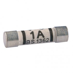 Niglon F1 BS1362 Domestic Plug-Top Fuse Link (Pack Size 10) 1A 240V DiaØ: 6mm | Length: 25mm