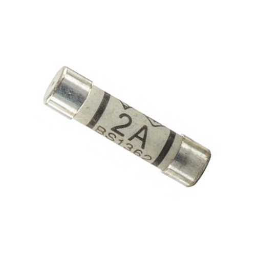 Niglon F2 BS1362 Domestic Plug-Top Fuse Link (Pack Size 10) 2A 240V DiaØ: 6mm | Length: 25mm
