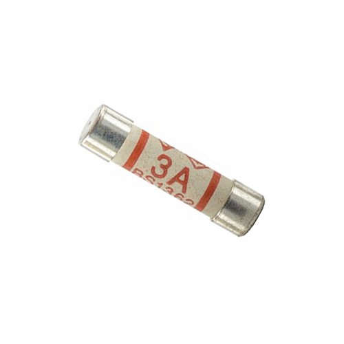 Niglon F3 BS1362 Domestic Plug-Top Fuse Link (Pack Size 10) 3A 240V DiaØ: 6mm | Length: 25mm