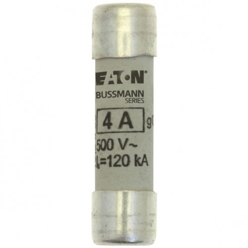 Eaton Bussmann C10G4 IEC60269 Class gG Cylindrical Industrial Fuse 4A 500V DiaØ: 10mm | Length: 38mm